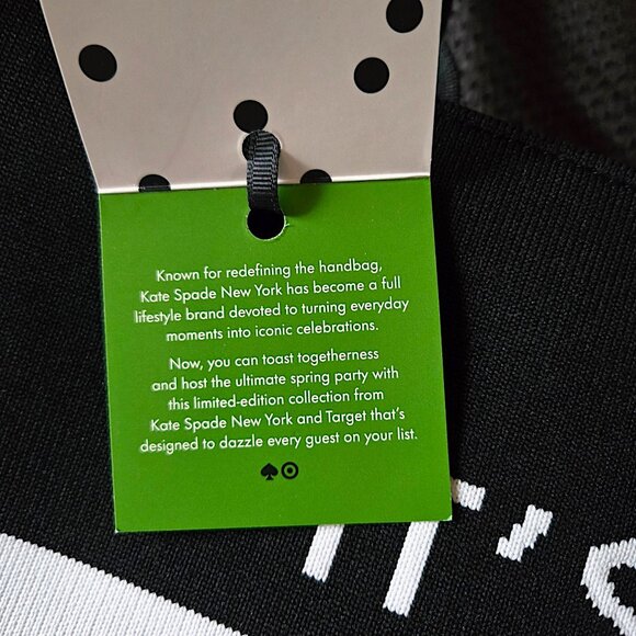 Kate Spade New York x Target Colorblock Black & White Knit Tote Bag – NEW - Picture 8 of 11
